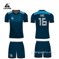 Fornitura di design uniforme da donna a calcio personalizzato sublimato